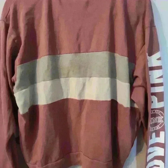 COPY - Victoria Secret quarter zip sweat shirt size Lg (27) - Picture 4 of 4